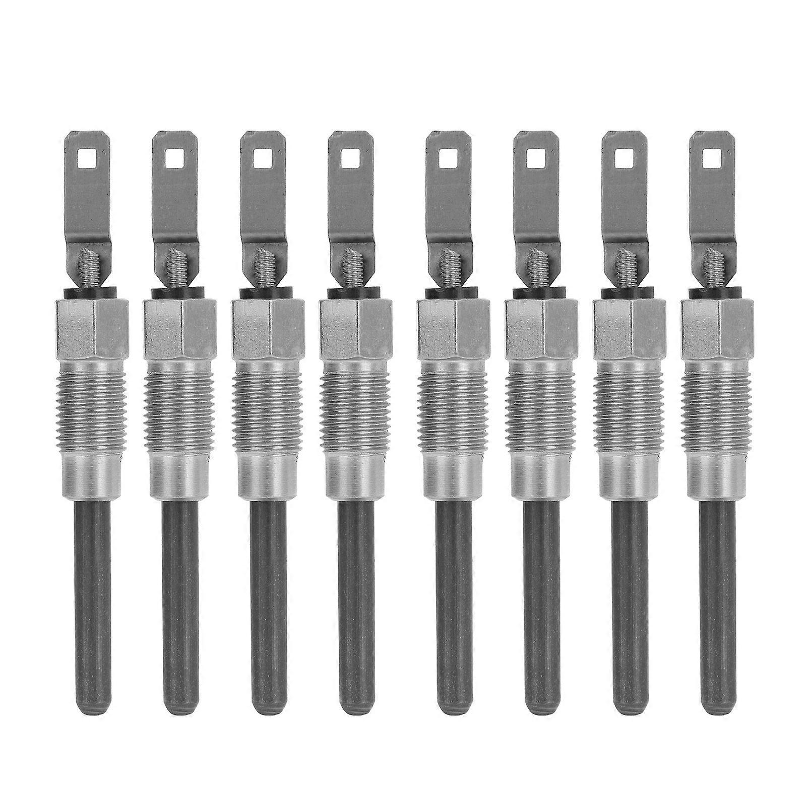 8pcs Glow Plug Solid Construction 0250202126 Diesel Fast Start Glow Plug For 6.5L 6.2L 1982 ‑ 2005