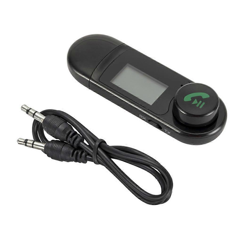 Wireless Transmitter Receiver 2 in 1 USb Power Supply LCD Display Knob Switch