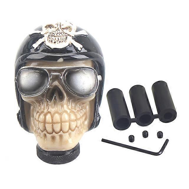 Skull Shape Head shift knob Car Accessories Decoration Car Manual Gear Stick Shifter Lever Knob gear shift knob