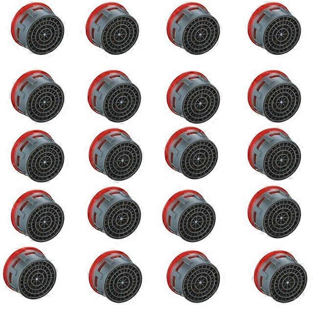 20PCS Basin Tap Filter-Tap Aerator- Faucet Plastic Insert Replacement Nozzle Filter - Faucet Flow Restrictor Replacement Parts