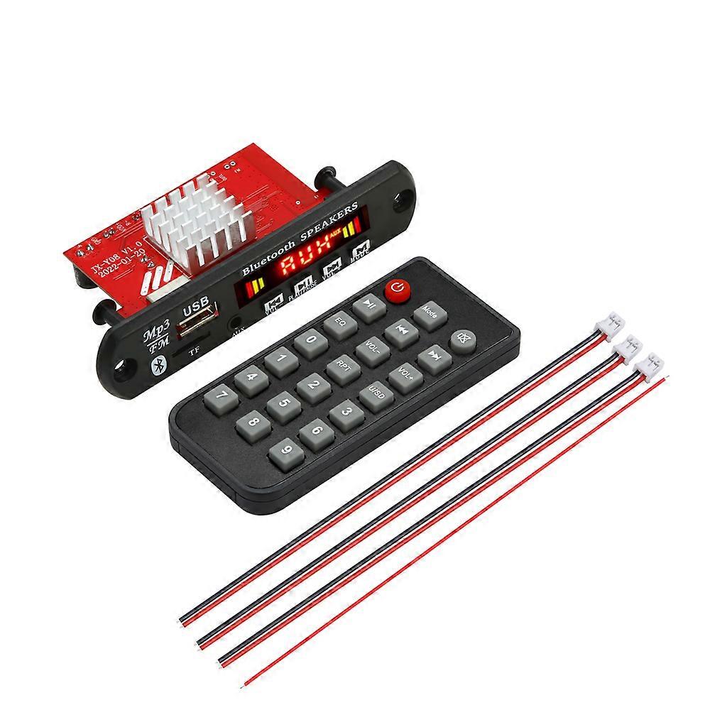 New DC 8V-24V 2*60W Amplifier 120W MP3 Decoder Board MP3 Player Bluetooth V5.0 USB Module FM AUX Radio Recording For Speaker