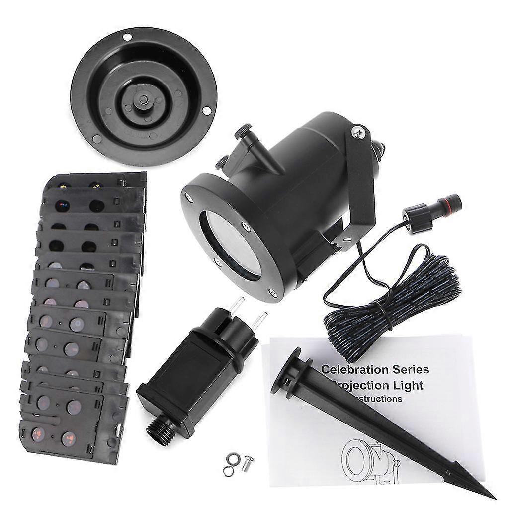 Waterproof Projector Rotating Landscape Lamp 12 Switchable Pattern Led Spotlight