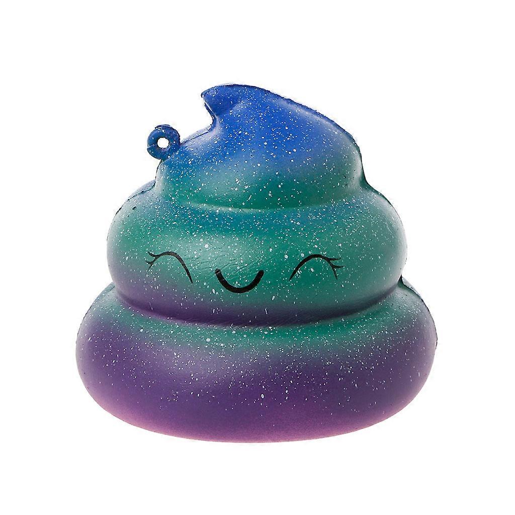Mini star Poo Shining Squishy Toys Slow Rising Soft Cream Scented Bread Gift