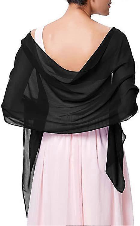 Soft Chiffon Pashmina Scarf Shawls and Wraps for Formal Evening
