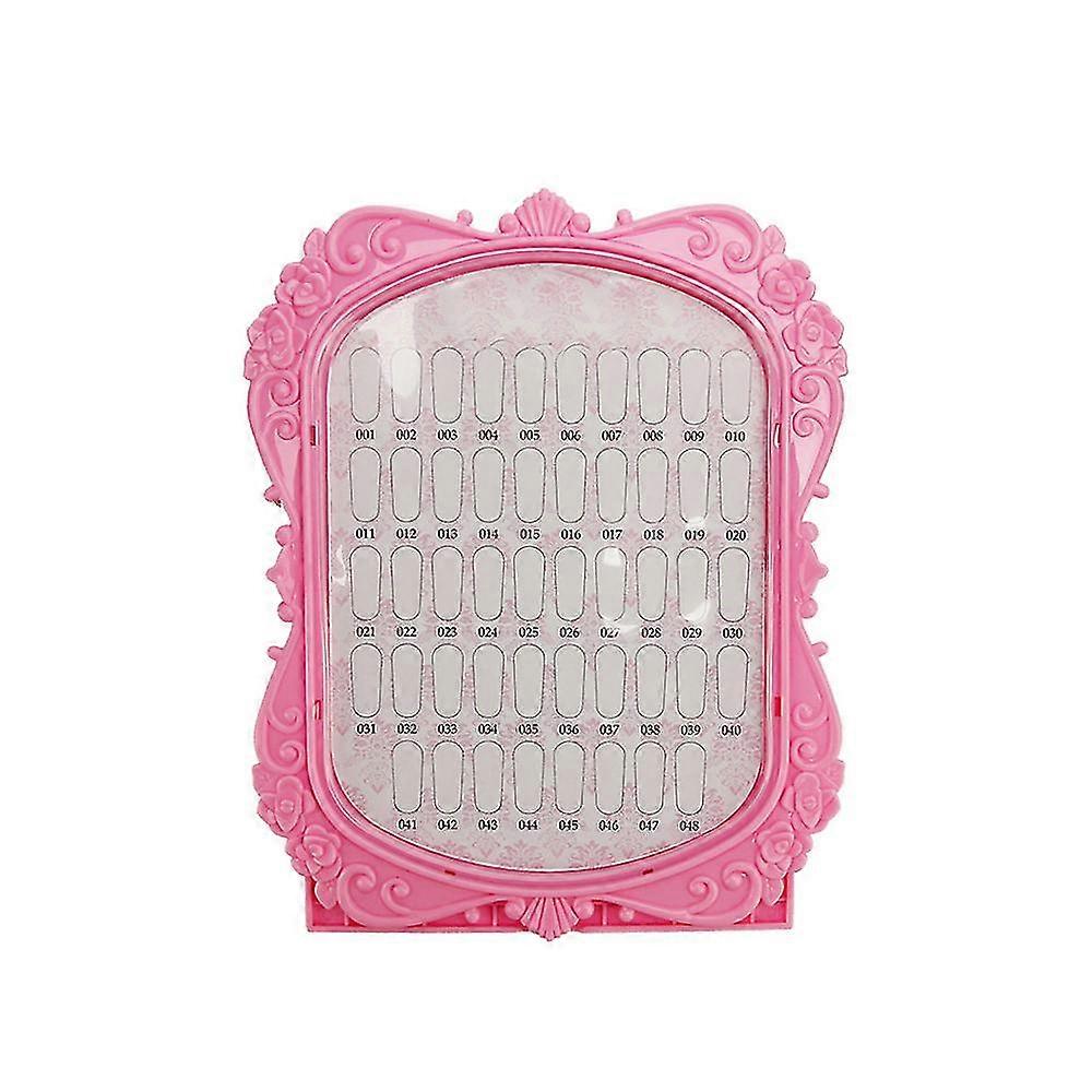 Professional Salon Quality Nail Design, Nail Polish Color Card, Two-sided Dustproof Display Board