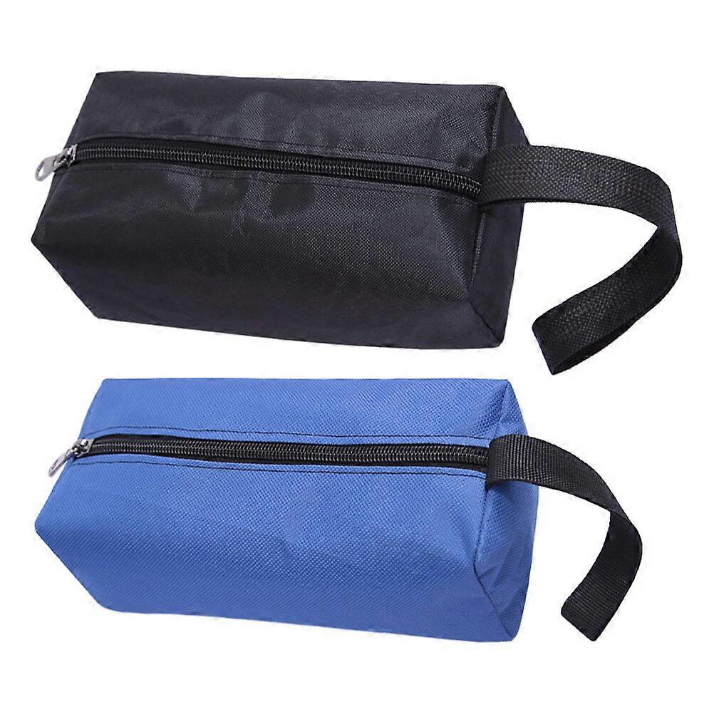 2pcs Tool Pouches Zipper Utility Tools Bag Small Tool Bag Tool Storage Pouch