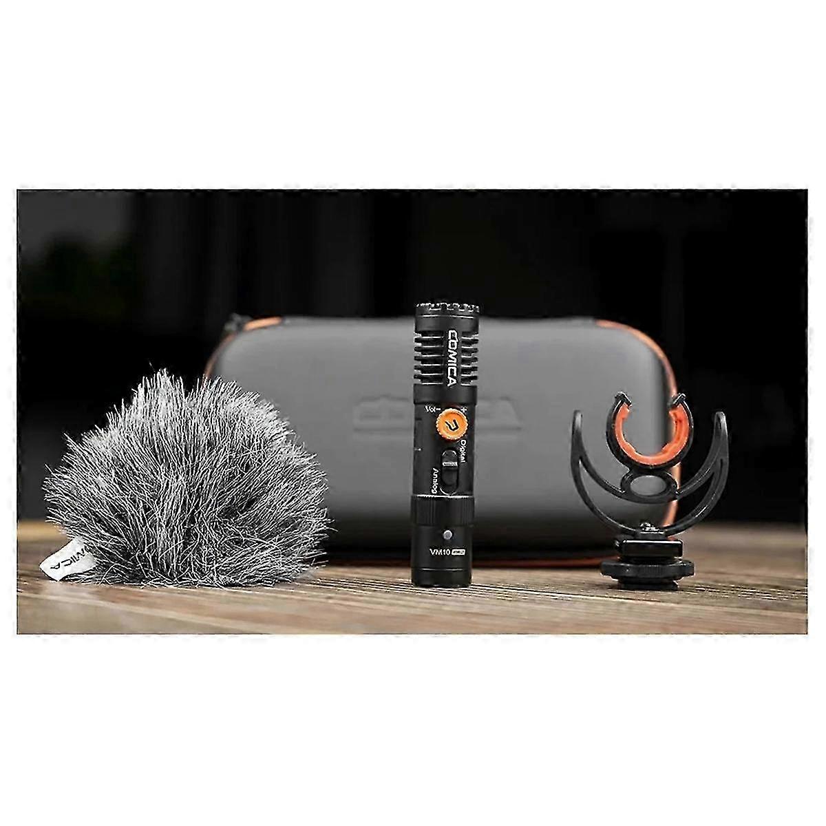 Vm10 Pro Camera Microphone With Shock Mount, For , Android And Dslr