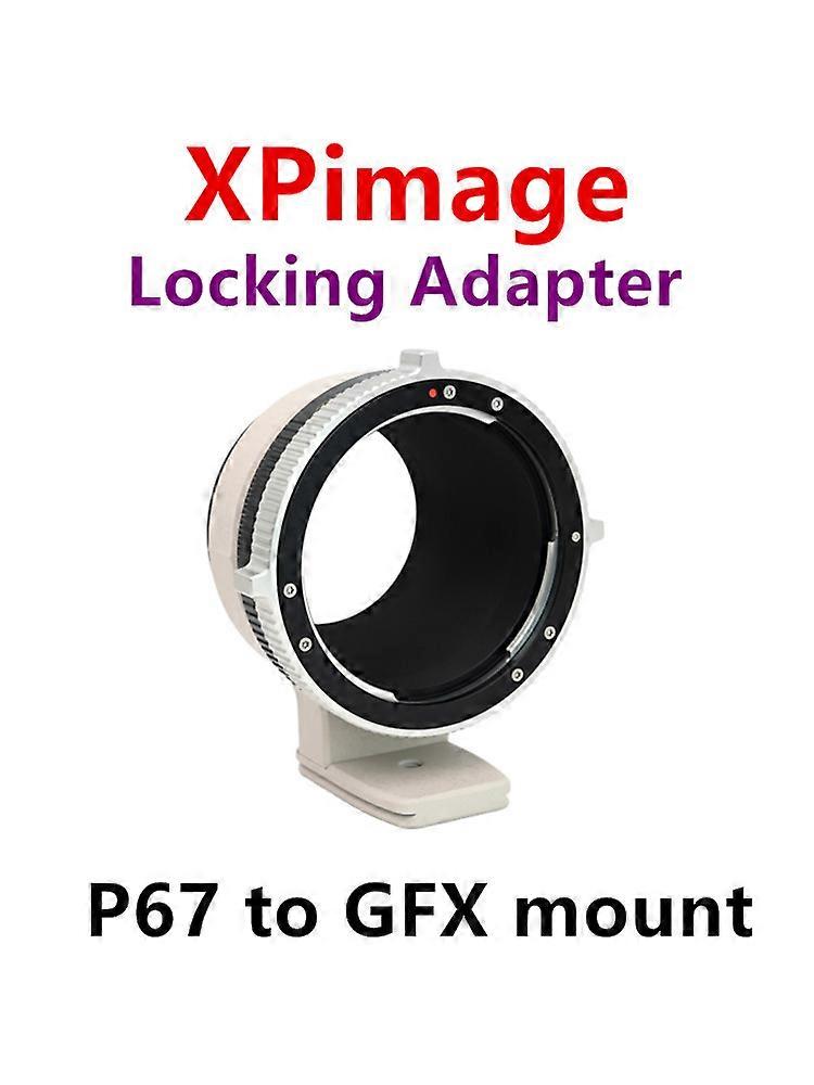 Pantax 67 lens to Fuji GFX Camera adapter ring is applicable to Pantax67 lens to Fuji GFX 50S2 100S 50S 50R. For XPimage adapter