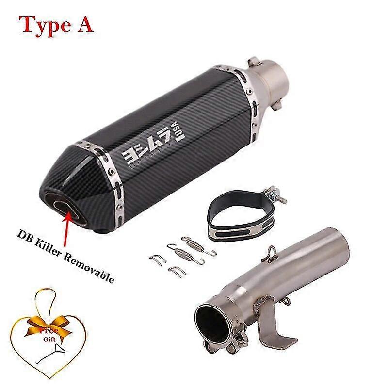 Exquisite exhaust pipeFor Colove ZF400X ZF500X ZF400GY ZF500GY Macbor Montana XR5 Motorcycle Exhaust System Escape Modified Muffler With DB Killer