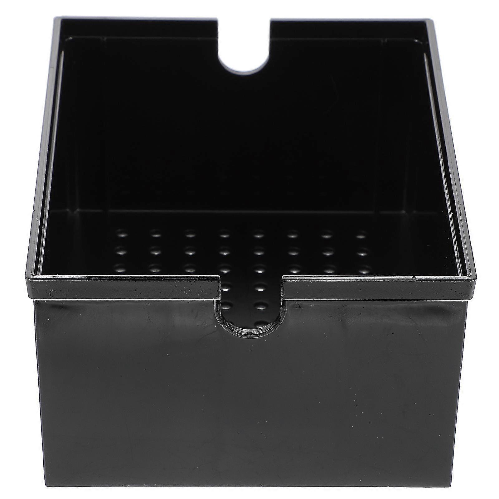 Aquarium External Filter Trickle Rain Drop Upper Box Fish Tank Water Acrylic Filter Trickle Box Black