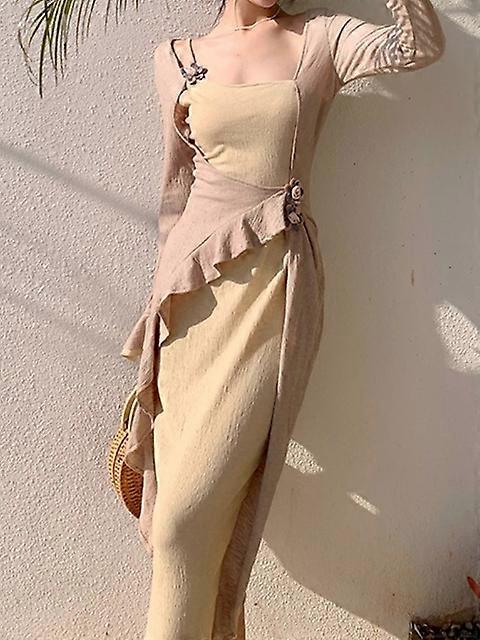 نساء الصيف' ق أنيقة محبوك Bodycon ميدي اللباس عارضة السيدات حزب vestidos أنثى أزياء الشاطئ عطلة ملابس الصورة اللون، ق