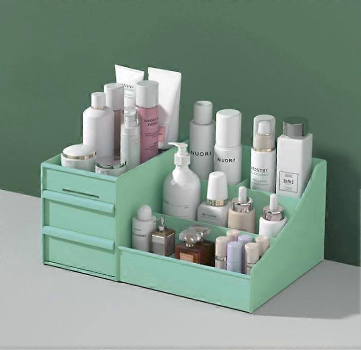 Cosmetic storage box drawer type plastic storage rack