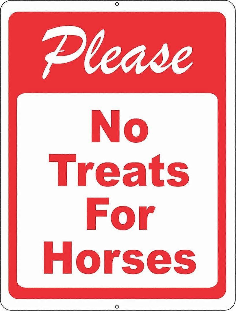 من فضلك لا يعامل لعلامة الخيول. 12x18 معدن.