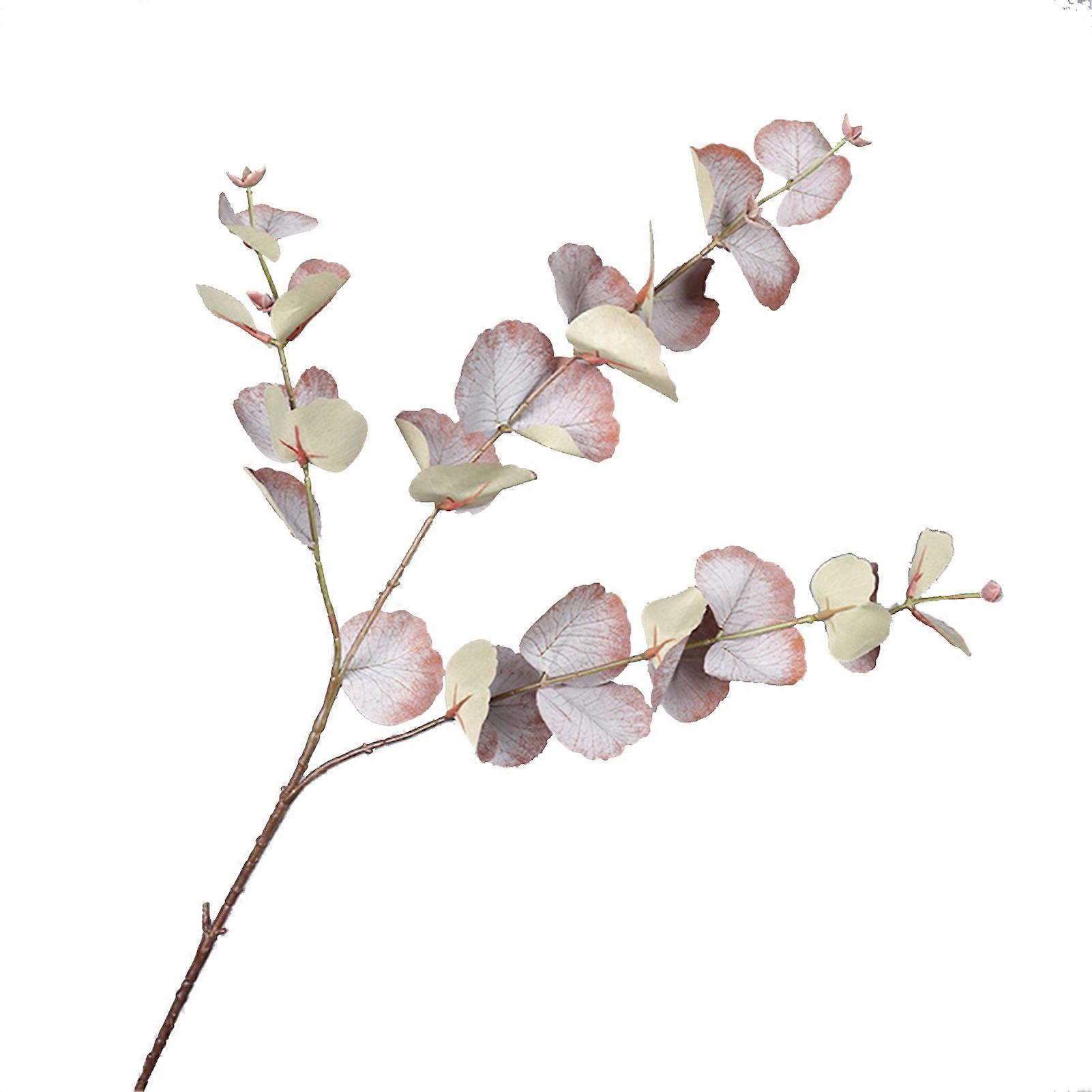 Artificial Leaves Realistic Photo Props Simulation Eucalyptus Branch Leaves Home Decor QingHai