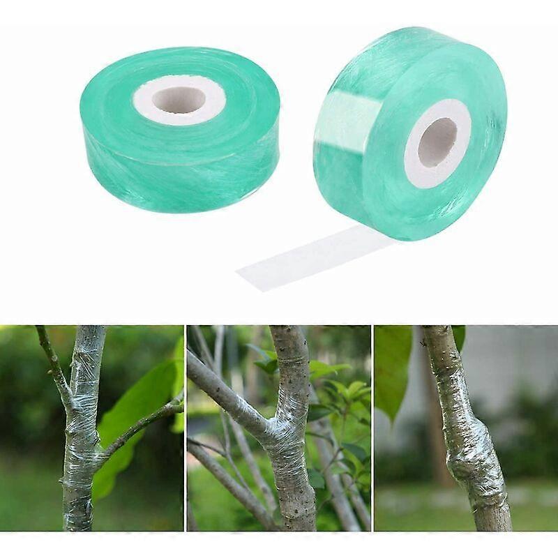 Winterförderung, Pfropfband, 2er-Pack Fußtransplantat-Stretchband, biologisch abbaubar, Feuchtigkeitsbarriere, klar (grün)