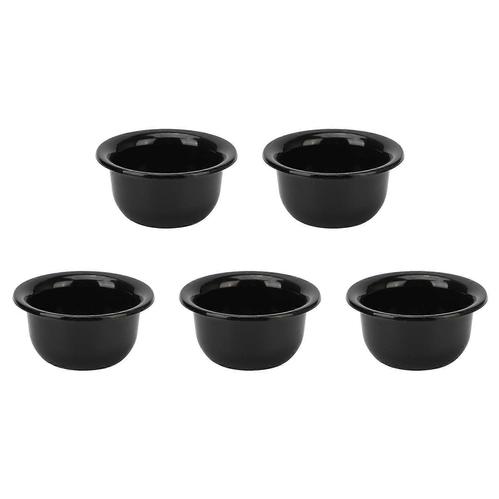 5pcs Beard Foam Bowl Portable Durable Glossy Surface Practical Soap Bowl for Home