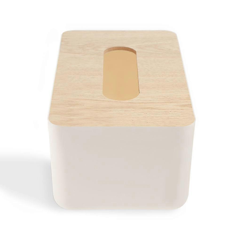 Bamboo Tissue Box Cover Holder