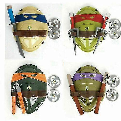Kids Boys Act Tmnt Teenage Mutant Ninja Turtles Kostuum Shell / wapen Speelgoed Geschenken