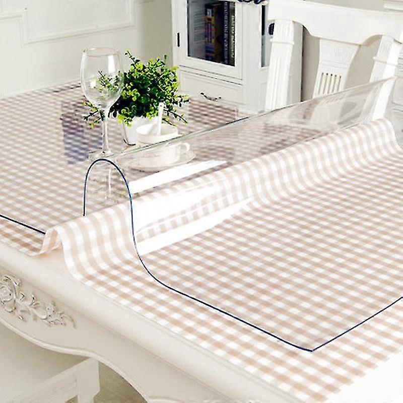Transparente Tischmatte Glas Tischdecke Wasserdicht Anti Verbrühung Gummi Tischmatte Kaffee Kunststoff