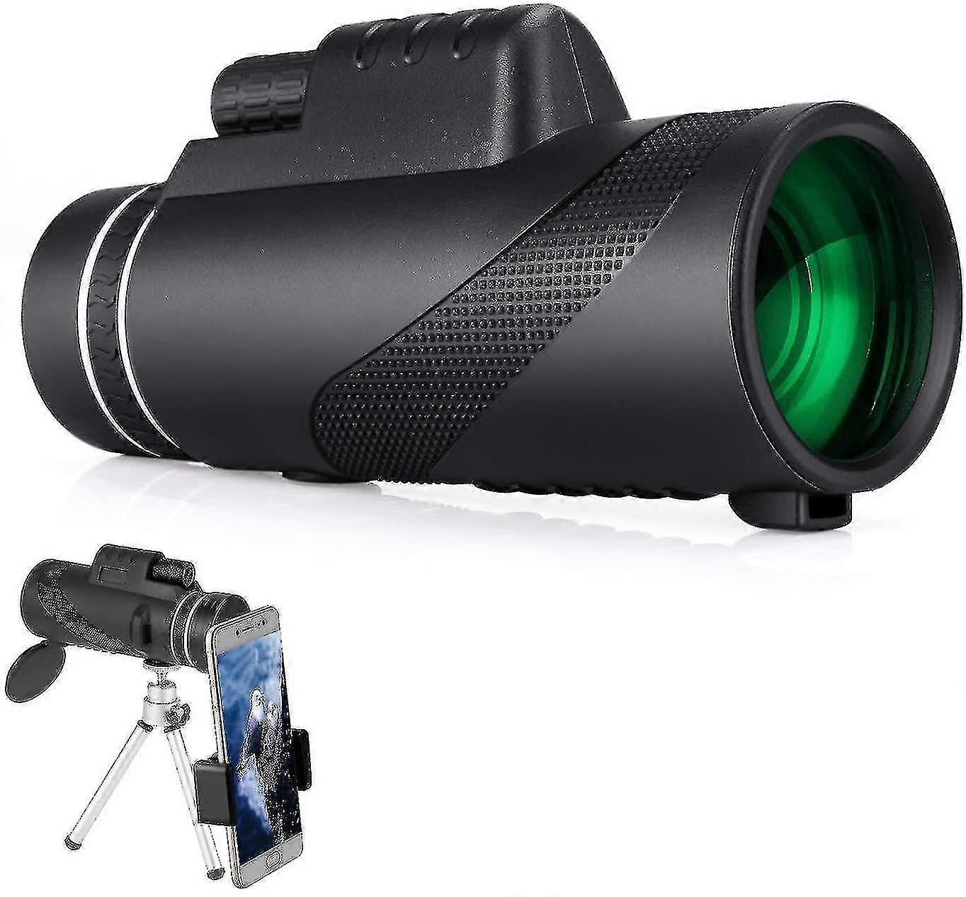 Telescopio monocular 12x50 hd, monocular con Bak4