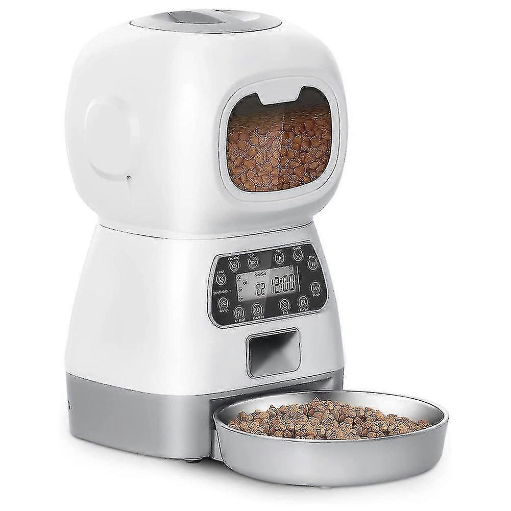 Pet Automatic Feeder Robot Type Intelligent Timing Feeding Dog Bowl