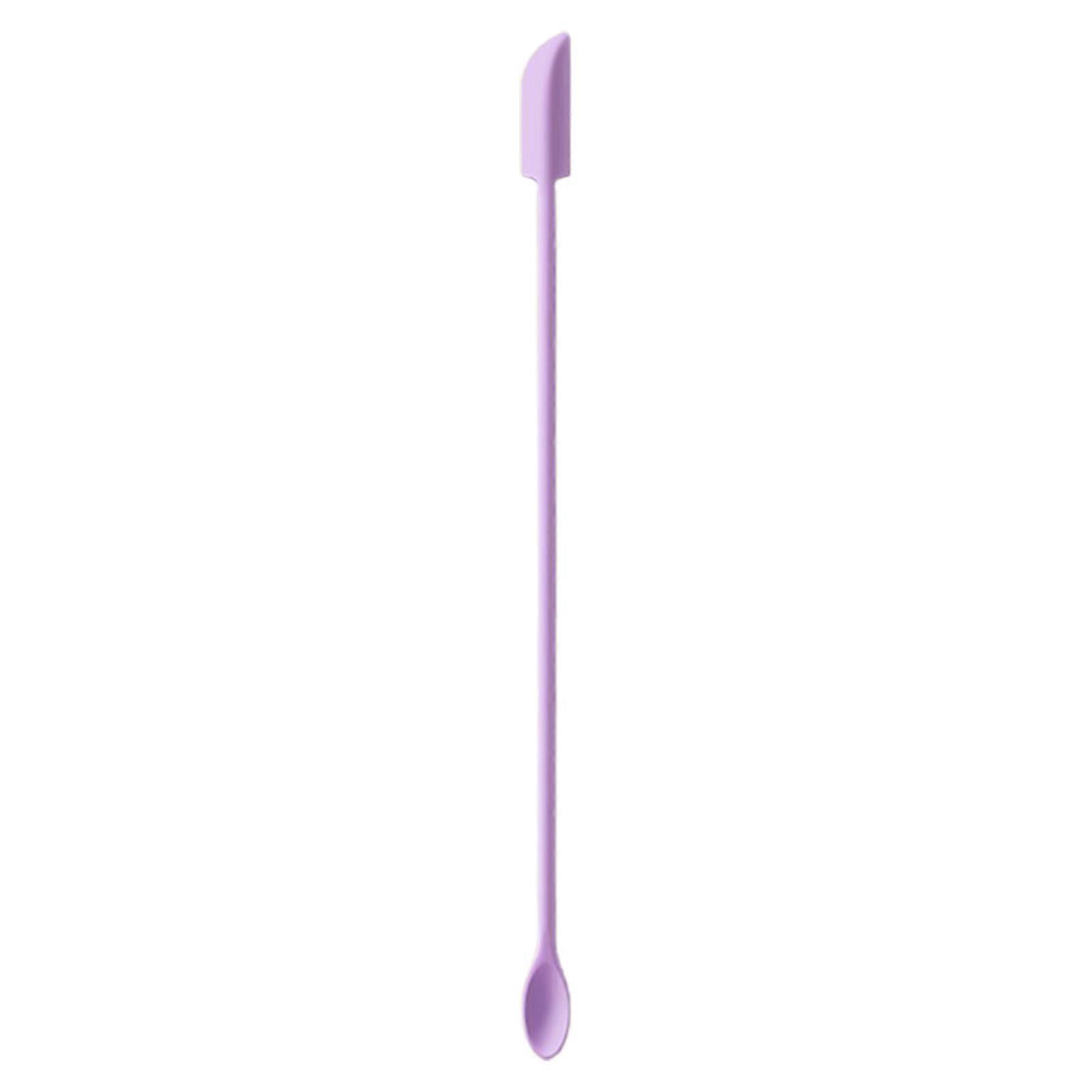 Cream Scraper Not Dirty Hands Simple to Scrape Curved Design Long Handle Double-Head Lotion Scraper Makeup Tool Home Supply