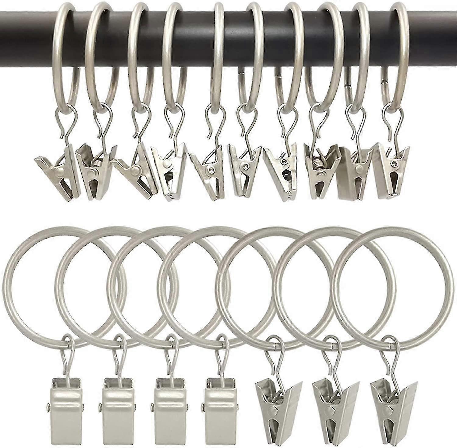 Curtain Rings with Clips, Hangers Drapes Rings