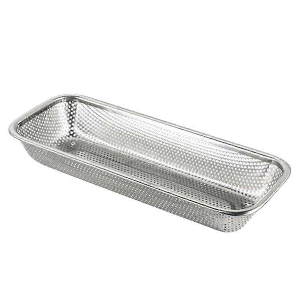 1 Pc Multipurpose Cutlery Holder Rust-proof Tableware Rack Knives Rack (Silver)