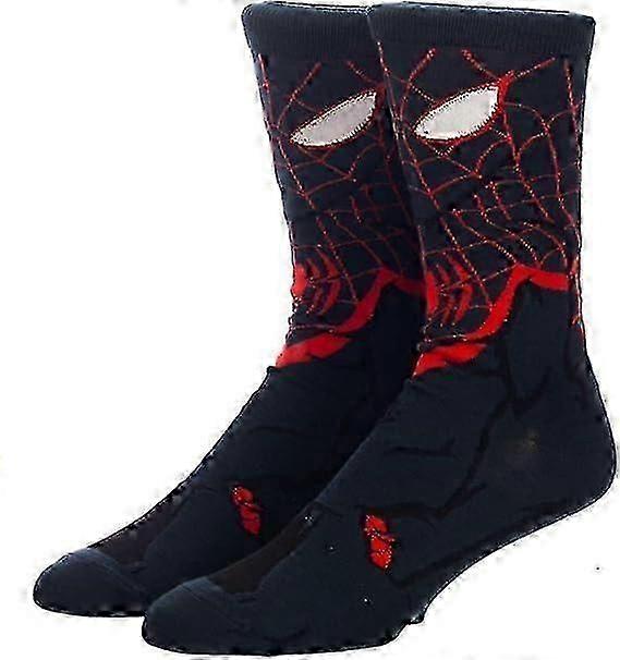 Men's Socks Polyester Socks Spiderman Crew Socks