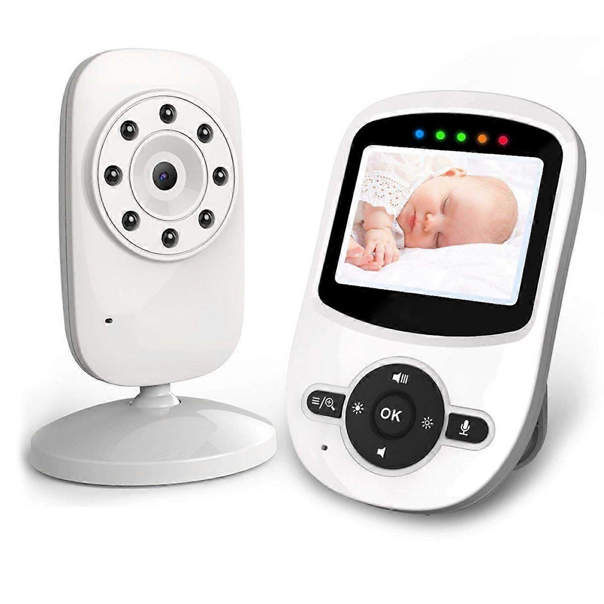 Video Baby Monitor with Digital Camera, Digital 2.4Ghz Wireless Video Monitor with Temperature Monitor, 960ft Transmission Range, 2-Way Talk, Night Vi