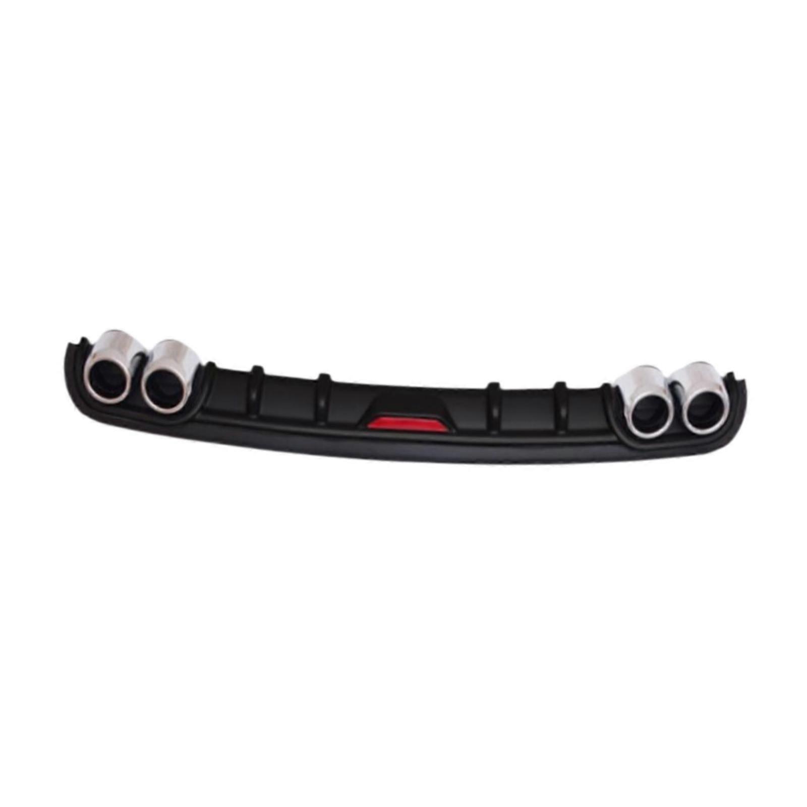 Generic Becquet Pare-chocs Arrière Bas Haute Performance Diffuseur Arrière Diffuseur Noir 118 cm