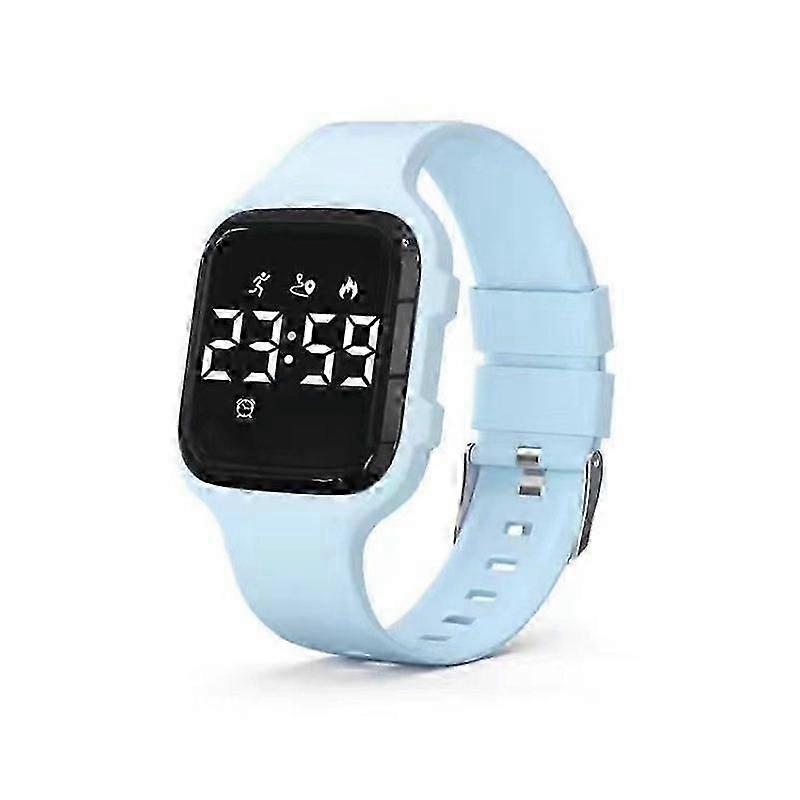 ساعة أطفال ، ساعة رقمية للأولاد والبنات ، ساعة رياضية مع متتبع اللياقة البدنية ، منبه ، ساعة توقيت ، بدون تطبيق ومقاوم للماء ، ساعة للأطفال الذين تتراوح أعمارهم بين 5-12