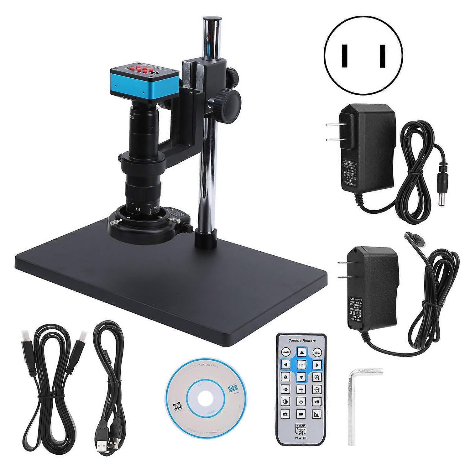 Industrial Camera Electronic Digital Microscope 4K Large Bracket Set C-Mount 100-240VAC
