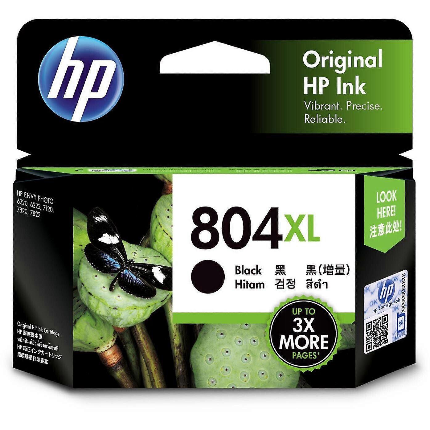 Hp 804xl 黑色墨盒碳粉 T6n12aa 正品原装