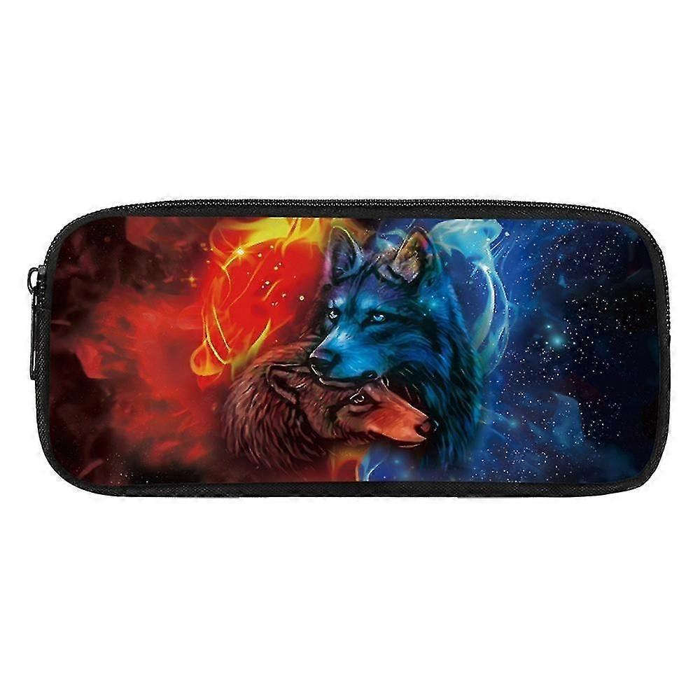 Pencil Bags For Girls Kids Canvas Pen Case Zipper Soft Stationery Pouch Makeup Cosmetic Bag