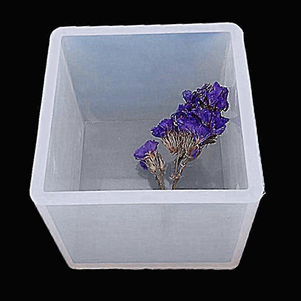 Transparent Square Cube Moulds Crystal Epoxy Resin Molds Diy Crafts