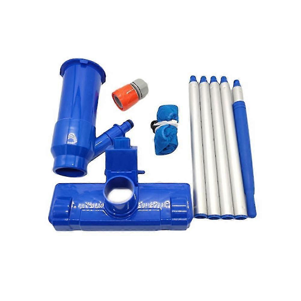 Swimming Pool Vacuum Cleaner Cleaning Tool Kit Pond Brush-eu Standard