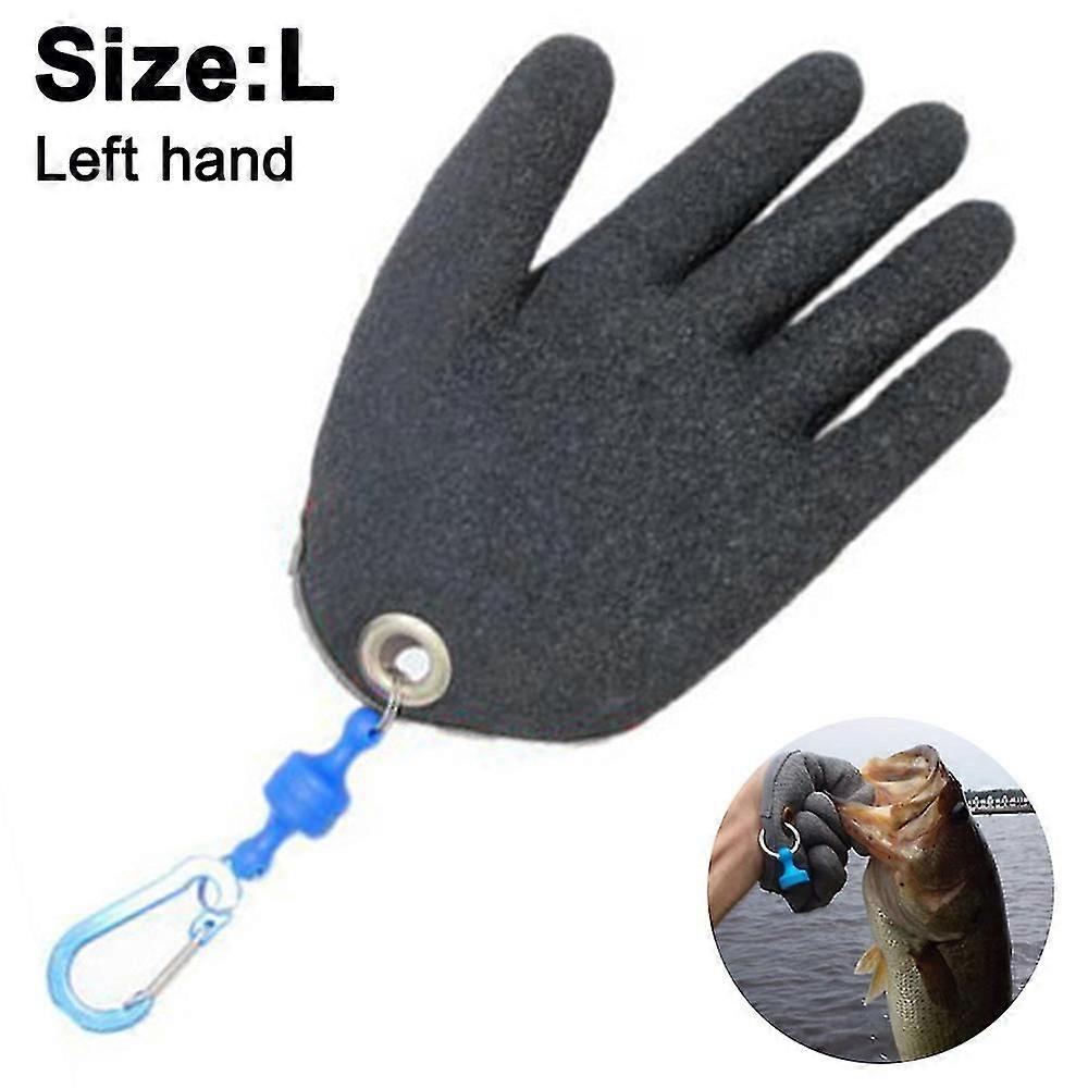 1pcs Fishing Glove With Magnet Release, Fisherman Professional Catch Fish Gloves Cutpuncture Resistant With Magnetic Hooks Hunting Glove