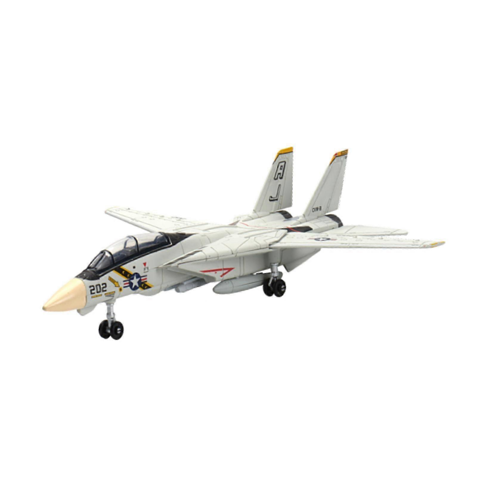 1/72 Scale Fighter Model Kit DIY Aircraft Ornament for Bar Bedroom Bookshelf F14