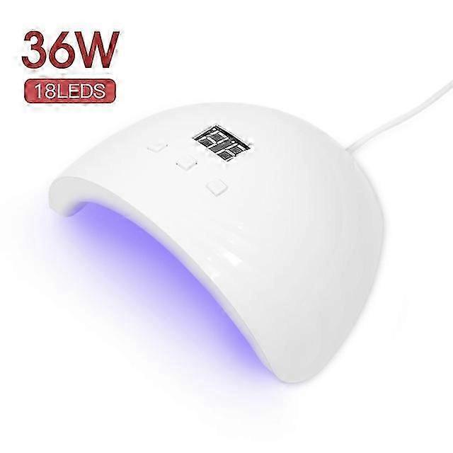 Led Lamp For Nails Uv Nail Drying Lamp For Manicure Machine Curing Gels Polish Nail Equipment Nail Dryer Lamp Light
