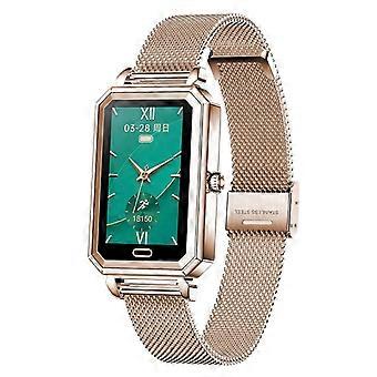 Information Reminder Sports Watch, Color: Gold Steel Gold Steel