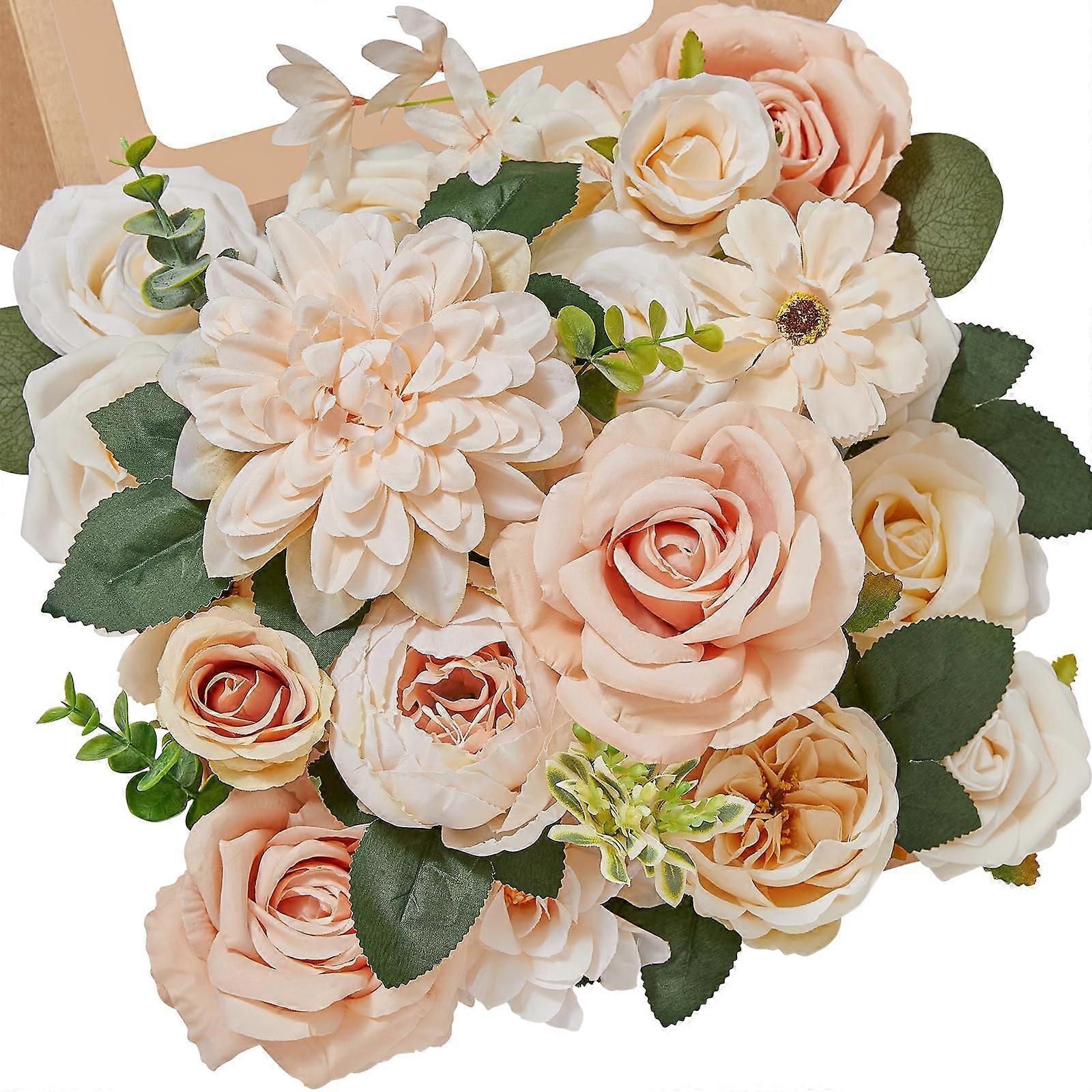 Fake Flowers Combo Set for DIY Table Centerpieces