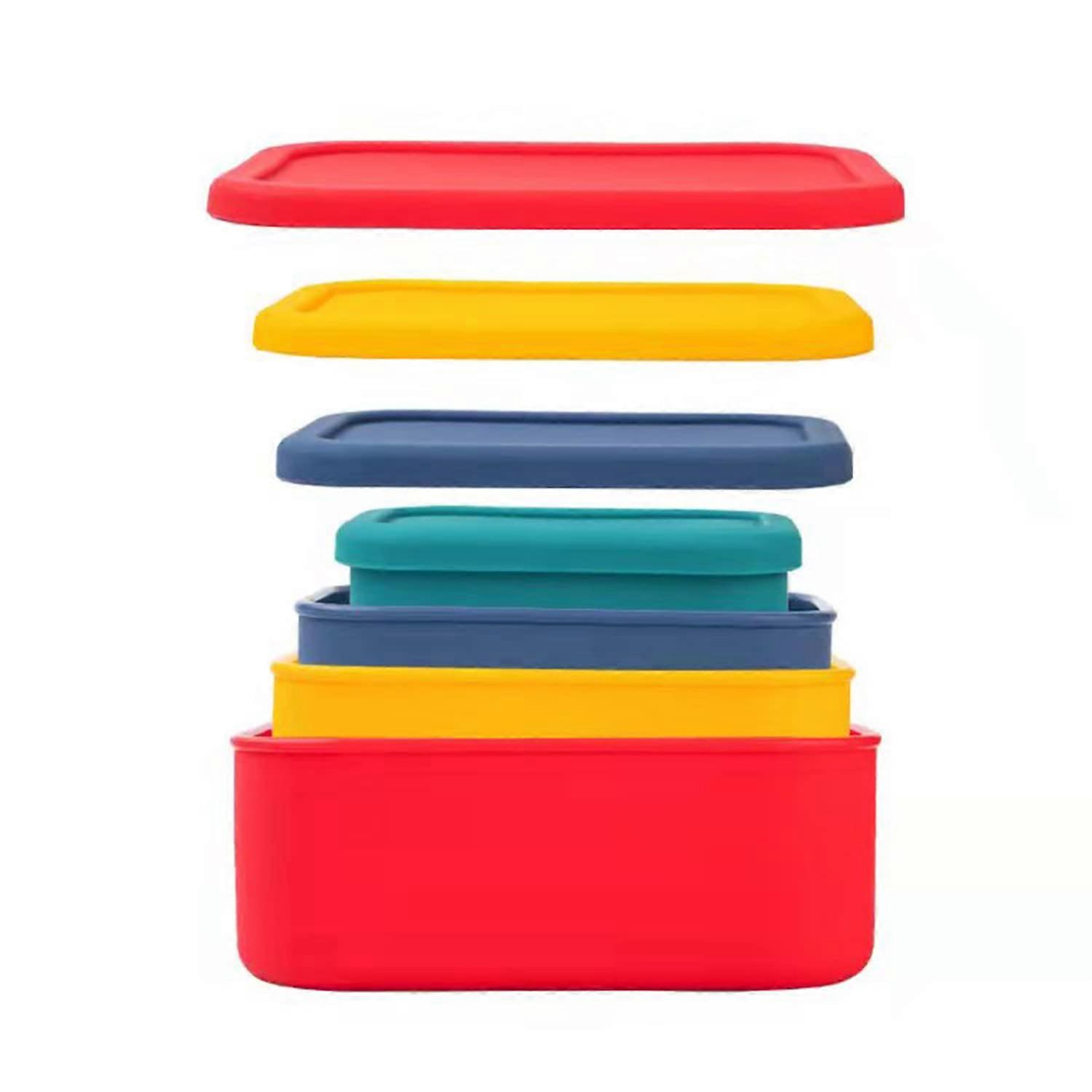 Silicone Food Container Set 4-Pack - Freezer-to-Oven Safe