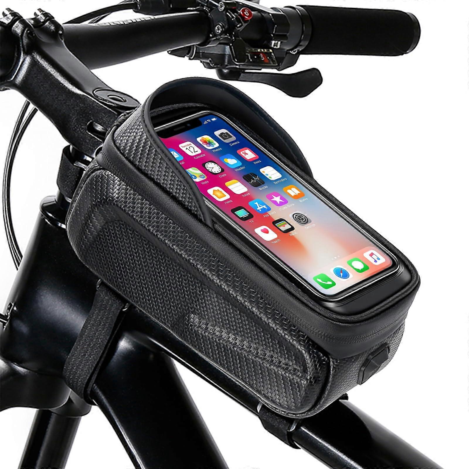 Sturdy bicycle bag for phone storage, 6.8 inches