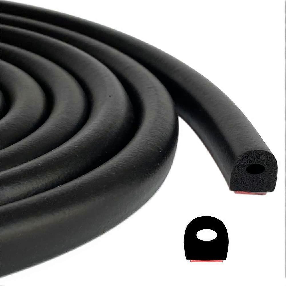 Self-Adhesive Foam Rubber Seal for Boat and Auto W0.5" H0.5" L26Feet