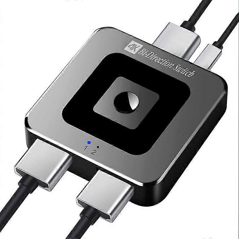 HDMI Splitter Switcher 8K 60Hz 4K 120Hz Bi-Direction 2.1 HDMI Switch 1x2/2x1 Adapter 2 in 1 Out Converter for PS4/5 Xiaomi TV Box HDMI Splitter