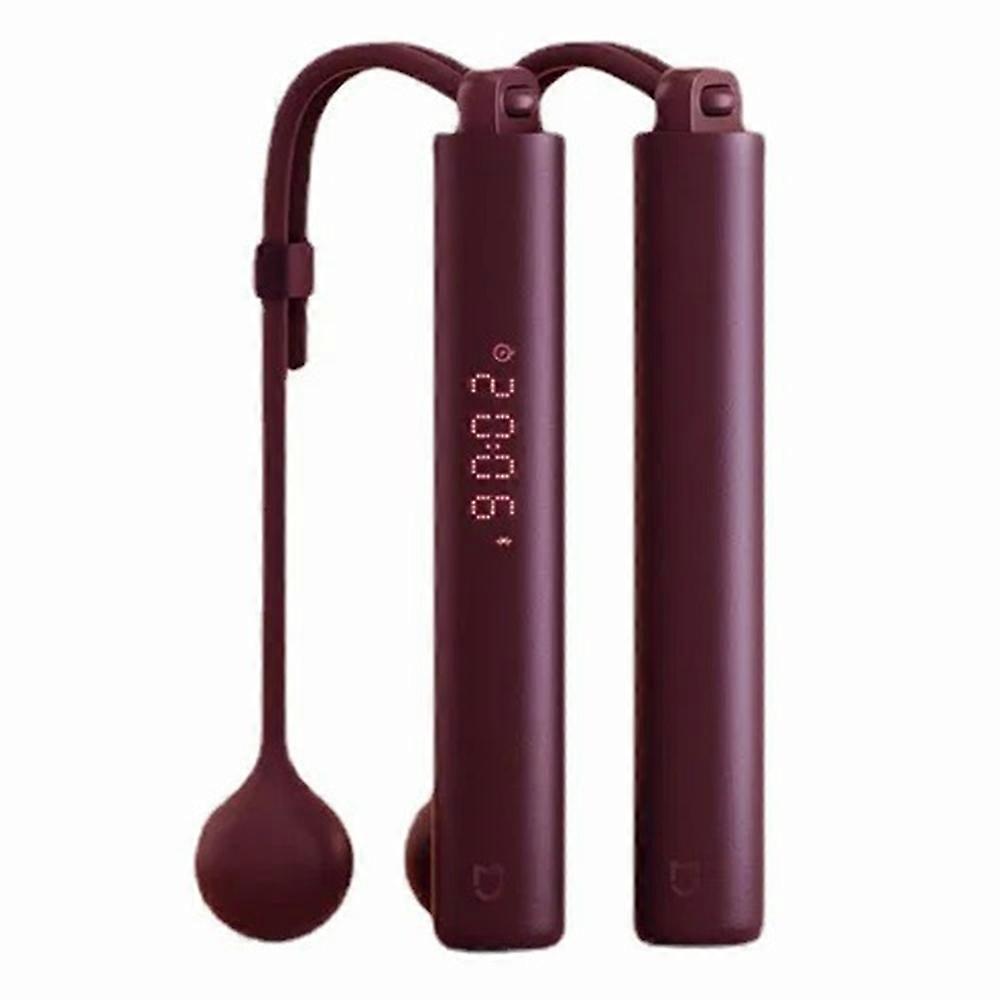 XIAOMI Mijia XMSR-P803 3m Digital Counter Smart Skipping Rope Lose Weight Exercise Tool-Wine Red