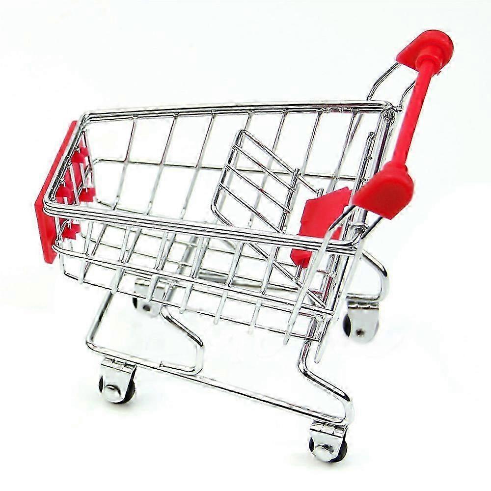 Mini Supermarket Handcart Shopping Utility Cart Mode Koszyk Koszyk Biurko Rd
