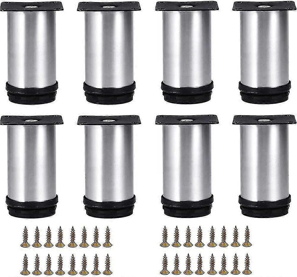 Pieds de meubles réglables, pieds réglables, pieds de table réglables, 8 pièces