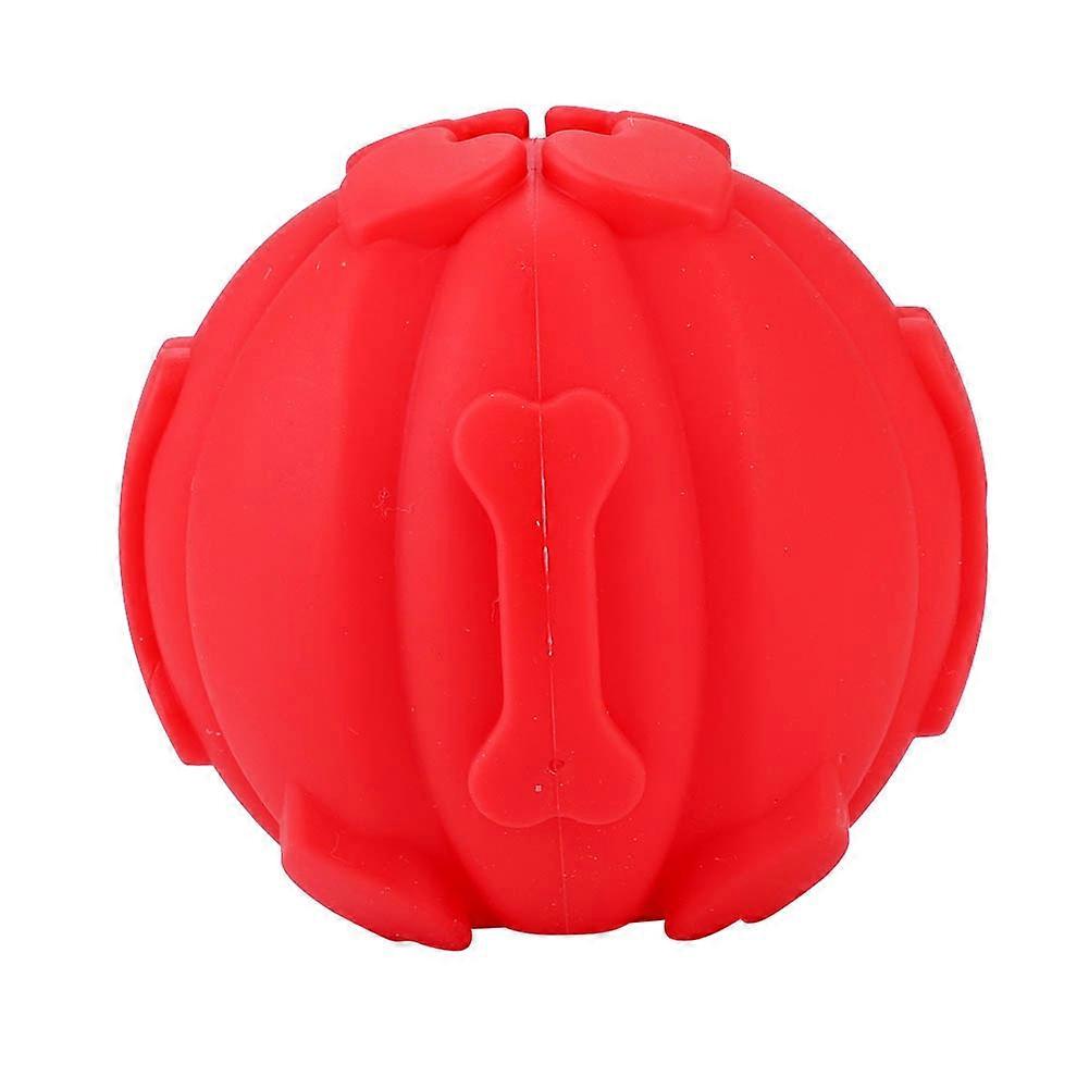 Silicone Pet Toy Sounding Bite Resistant Ball for Puppies - Durable, Soft, and Safe Dog Chew Toy